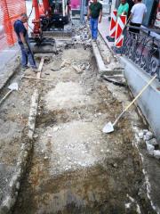 izvajanja-plato Škrabčev trg_pri KGZ 1